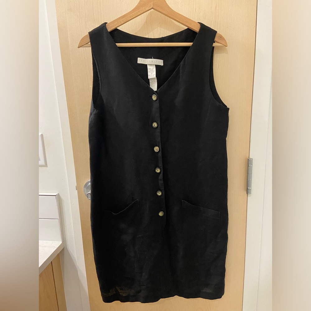 Black Linen Dress - Picture 1 of 1